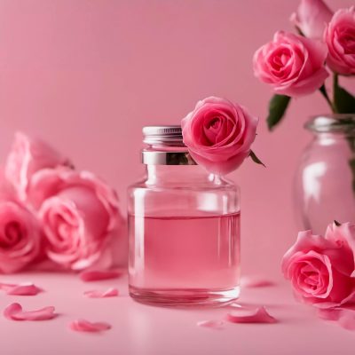 ai generated, roses, petals, water, extract, essence, nature, aroma, fragrance, bottle, container, tin lid, pink-8225267.jpg